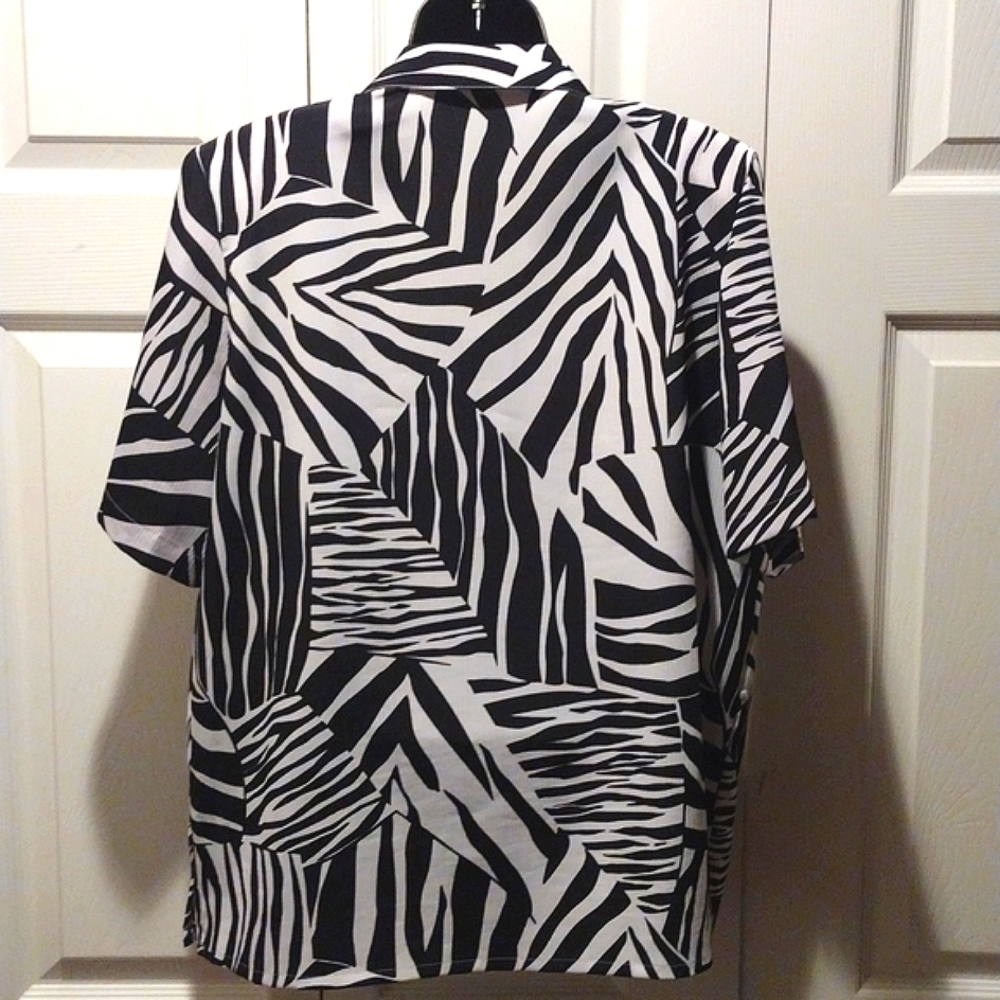 Vintage button down Shirt 14W - Picture 3 of 6